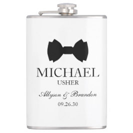 アッシャー黒弓タイ フラスク