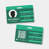 アッシャー バッジ (正面＆裏面)