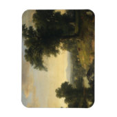 アッシャー・ブラウン・デュランの牧歌的なシーンと写真のマグネ マグネット (縦)