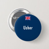 アッシャー 缶バッジ (正面&裏面)