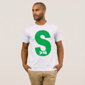 アッシュのジャージー半袖Tシャツ デザイン スポーツ 26 Tシャツ (正面フル)