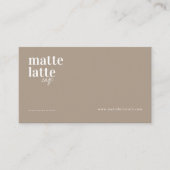アッシュウッド | モダンエレガント ミニマリスト プロフェッショナル 名刺 (正面)