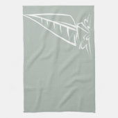 アッシュグレーセーリング キッチンタオル (縦)