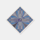 アッシュグレーブルーシアンジャストナイスナプキンス スタンダードカクテルナプキン (角)