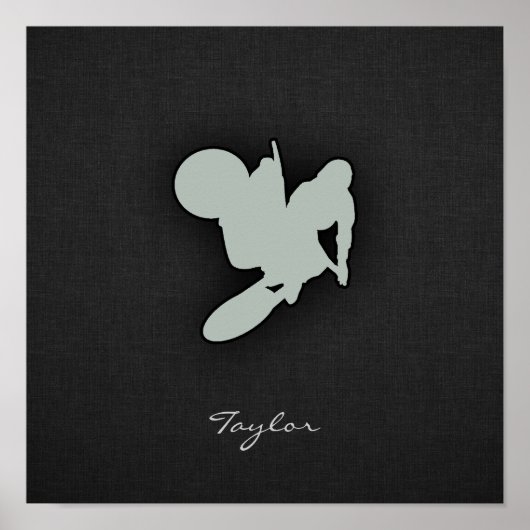 アッシュグレーモトクロス ポスター (正面)