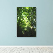 アッシュダウンフォレストワインザポウウッドランドウォーク キャンバスプリント (インサイチュ (ウッドフロア))