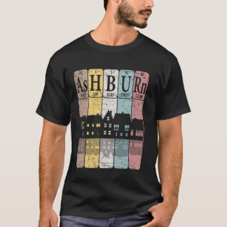 アッシュバーン元素周期表 アッシュバーン バージニア州 R Tシャツ