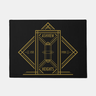 アッシュビューハイツエスト。1920ウェルカムマット ドアマット