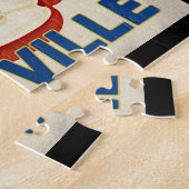 アッシュビルノースカロライナアップルヴィンテージトラベル ジグソーパズル (側面)