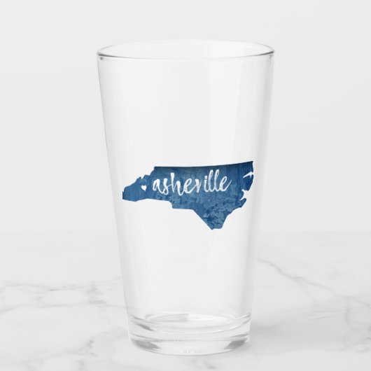 アッシュビルノースカロライナ木目 タンブラーグラス (正面)