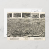 アッシュビル、NC 1912はがき ポストカード (正面/裏面)