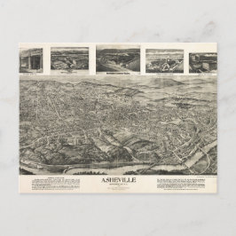アッシュビル、NC 1912はがき ポストカード