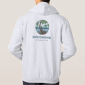 アッシュフード付きスウェットシャツ パーカ (裏面)