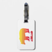 アッシュランドオレゴンのレインボーベア ラゲッジタグ (裏面縦)