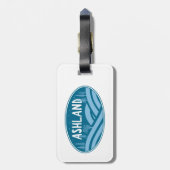アッシュランドオレゴンアウトドア ラゲッジタグ (裏面縦)