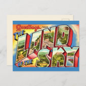 アッシュヴィルのランド・オブ・ザ・スカイ・ポストカード ポストカード (正面/裏面)