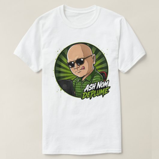 アッシュ・ノム・ド・プリュム ベーシック Tシャツ (デザイン正面)