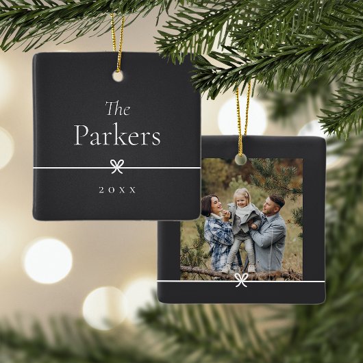 アッシュ |ボーシンプルフミニマルフォト セラミックオーナメント