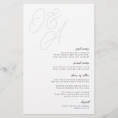 アッシュ |透かしモノグラム結婚のスクリプト (正面)