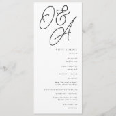 アッシュ |透かしモノグラム結婚のスクリプト プログラム (正面)