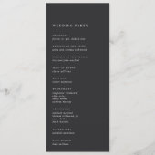 アッシュ |透かしモノグラム結婚のスクリプト プログラム (裏面)