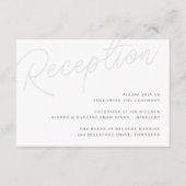 アッシュ |透かし結婚披露宴 エンクロージャーカード (正面)