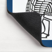 アッシリアによって飛ぶBULL マウスパッド (コーナー)