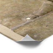 アッシリアのレリーフ、 浮き彫り ポスター (角)