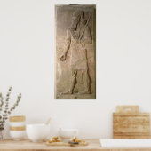 アッシリアのレリーフ、 浮き彫り ポスター (キッチン)