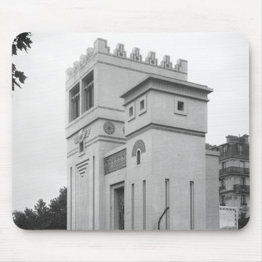 アッシリアの家、普遍的な展覧会、パリ マウスパッド (正面)