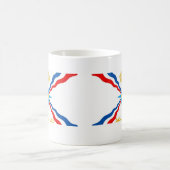 アッシリアの旗のマグ コーヒーマグカップ (中央)