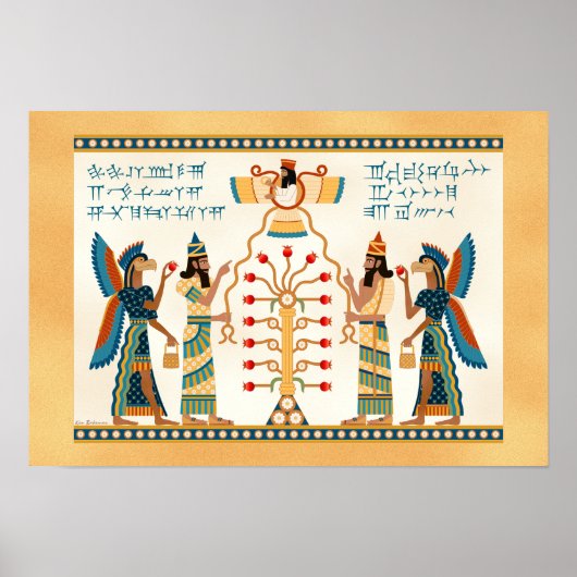 アッシリアの木 ポスター (正面)