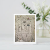 アッシリアの石像を調べる， 'ディスコブから ポストカード (スタンド正面)