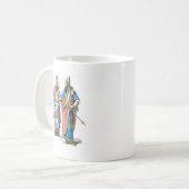 アッシリアの高僧および王 コーヒーマグカップ (正面左)