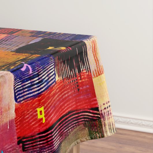 アッシリアアルファベットテーブルクロス テーブルクロス (インサイチュ)