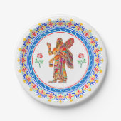 アッシリアアンナキインカラー紙プレート ペーパープレート (正面)