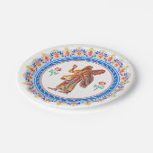 アッシリアアンナキインカラー紙プレート ペーパープレート (アングル)