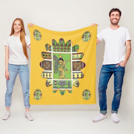 アッシリアアンナキフリースブランケット フリースブランケット (インサイチュ)