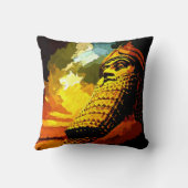 アッシリアアート クッション (裏面)