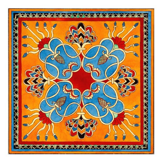 アッシリアオーナメントフォトプリント フォトプリント            (正面)