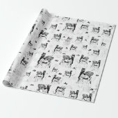 アッシリアギフトラッピング紙 ラッピングペーパー (アンロールド)