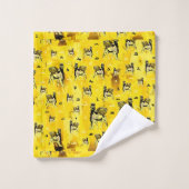 アッシリアラマス&アルファベットハンドタオル バスタオルセット (ウォッシュタオル)