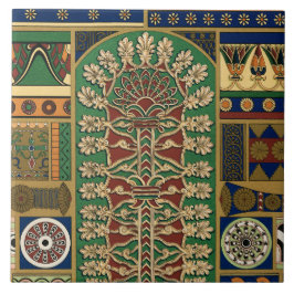 アッシリアレトロパターン タイル