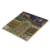 アッシリアレトロパターン タイル (側面)