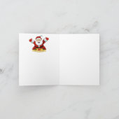 アッシリアン 小型、4" x 5.6" 折りたたみ式グリーティングカード カード (内部)