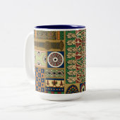 アッシリアヴィンテージ模様 マグカップ (正面左)