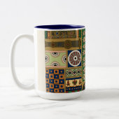 アッシリアヴィンテージ模様 マグカップ (左)