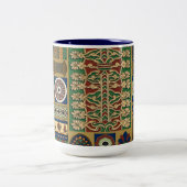 アッシリアヴィンテージ模様 マグカップ (中央)