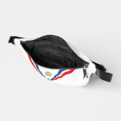 アッシリア国旗プリントカットソーバッグ ファニーパック (見開き)