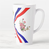 アッシリア国旗ラテマグカップ カフェラテマグ (右)
